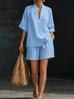 Summer Casual Loose Two-piece Set Fashionable Beach Wear - Image 6