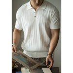 Light Luxury High-end Machine Washable Wool Short-sleeved Polo Shirt - Image 6