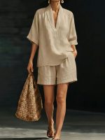 Summer Casual Loose Two-piece Set Fashionable Beach Wear - Image 9